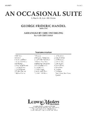 AN OCCASIONAL SUITE FOR CONCERT BAND CB3 FULL SCORE