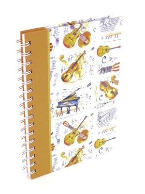 A5 SPIRAL BOUND LINED PAGES NOTEBOOK