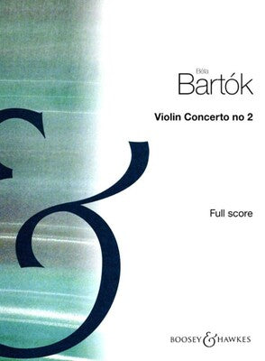 BARTOK - VIOLIN CONCERTO NO 2 FULL SCORE