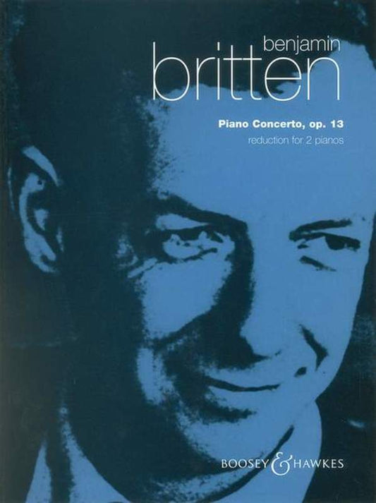 BRITTEN - PIANO CONCERTO OP 13 2PNO/4HDS