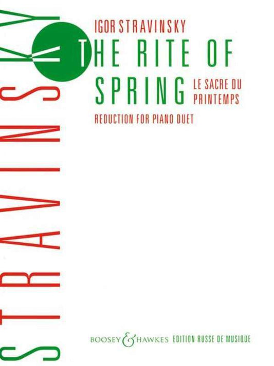 STRAVINSKY - RITE OF SPRING FOR PIANO DUET