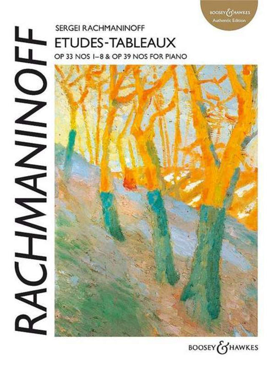 RACHMANINOFF - ETUDES TABLEAUX OP 33 NOS 1-8 & OP 39 PIANO