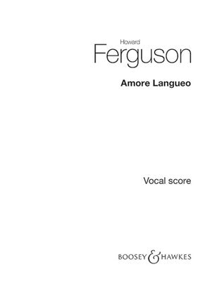 AMORE LANGUEO TENOR MIXED CHOIR ORCH VOSC