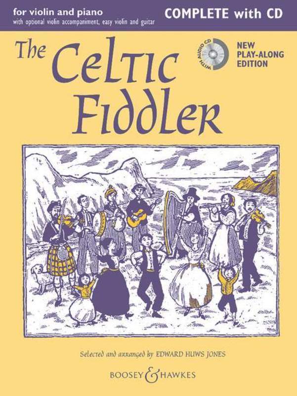 CELTIC FIDDLER NEW EDITION BK/CD VIOLIN/PIANO