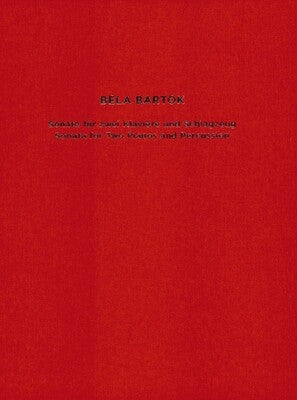 BARTOK - SONATA FOR 2 PIANOS/PERCUSSION SCORE