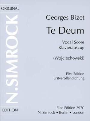 BIZET - TE DEUM VOCAL SCORE
