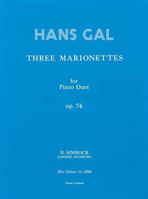 3 MARIONETTES OP 74 PIANO DUET