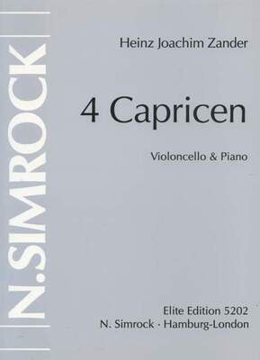 4 CAPRICES CELLO & PIANO