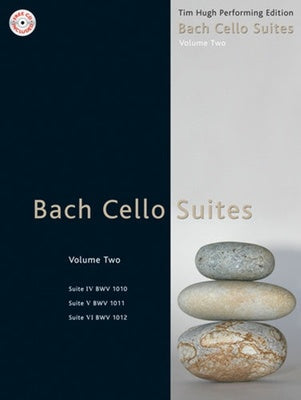 BACH - CELLO SUITES BK 2 TIM HUGH PERORMING EDITION BK/CD