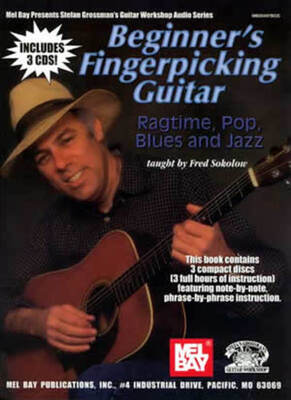 BEGINNERS FINGERPICKING GUITAR RAGTIME POP BLUES JAZZ