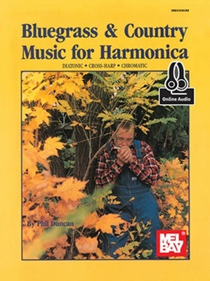 BLUEGRASS & COUNTRY MUSIC FOR HARMONICA BK/OA