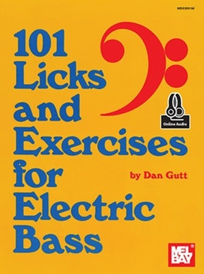101 LICKS AND EXERCISES FOR ELECTRIC BASS BK/OLA