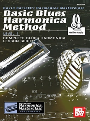 BASIC BLUES HARMONICA METHOD LEVEL 1 BK/OLA