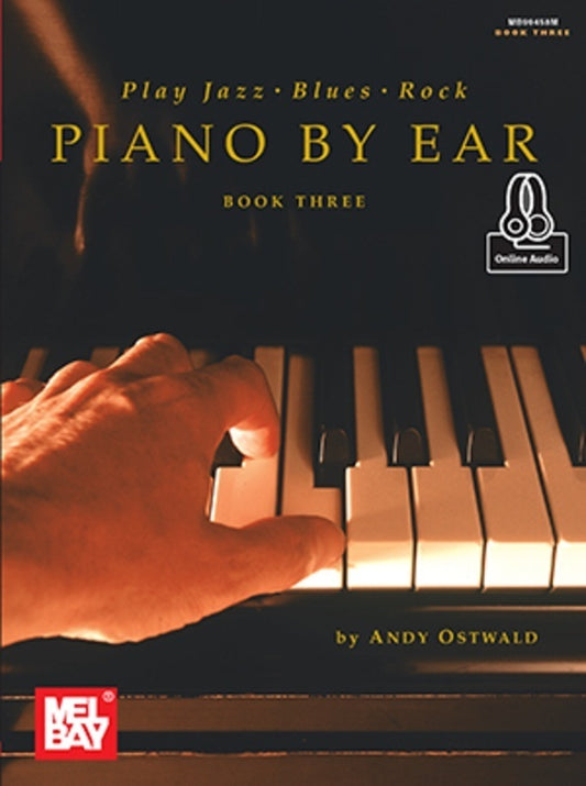 PLAY JAZZ BLUES & ROCK PIANO BY EAR BOOK 3 BK/OA