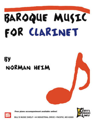 BAROQUE MUSIC FOR CLARINET
