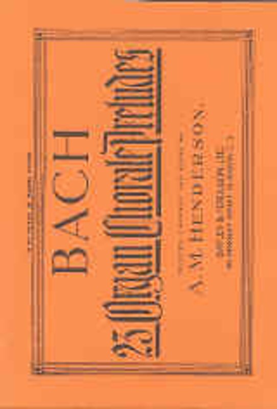 BACH - 23 ORGAN CHORALE PRELUDES