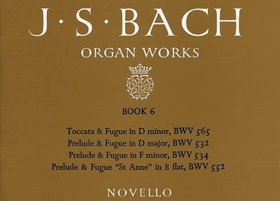 BACH ORGAN WORKS BOOK 6