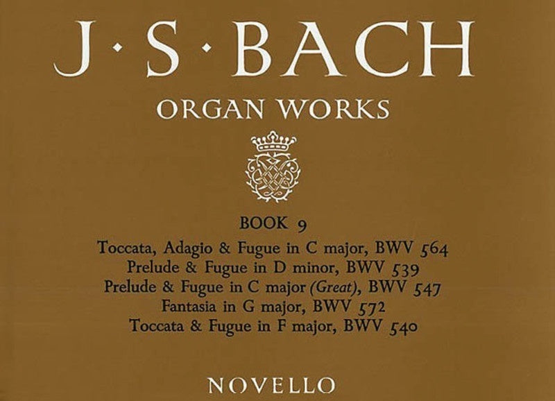 BACH ORGAN WORKS BOOK 9