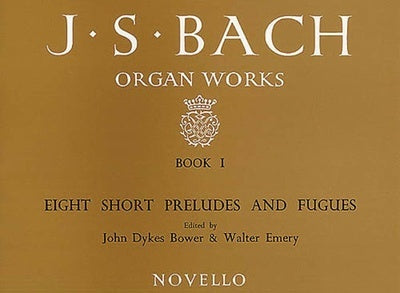 BACH ORGAN WORKS BOOK 1