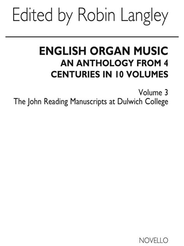 ANTHOLOGY OF ENGLISH ORGAN MUSIC 03