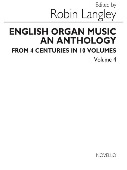 ANTHOLOGY OF ENGLISH ORGAN MUSIC 04