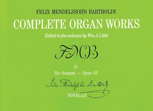 MENDELSSOHN COMPLETE ORGAN WORKS 4