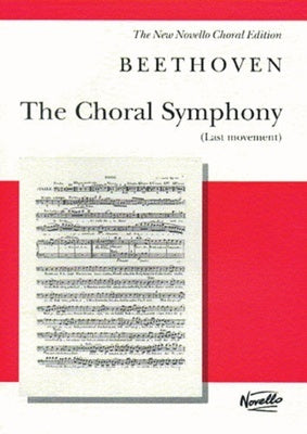 BEETHOVEN - CHORAL SYMPHONY NO 9 LAST MVT VOCAL SCORE