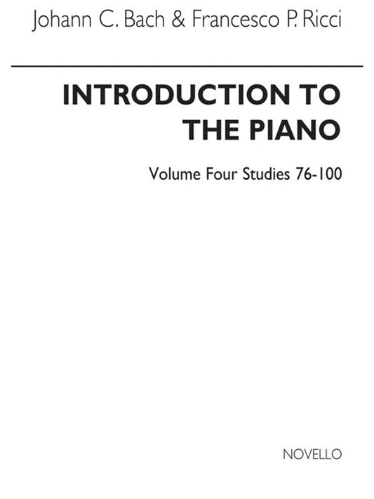 BACH INTRODUCTION TO PIANO BK.4(ARC)