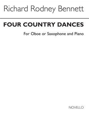 BENNETT - 4 COUNTRY DANCES OBOE OR SOPRANO SAX/PIANO