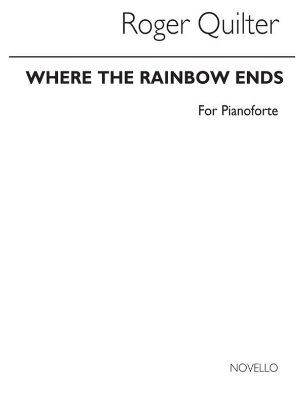 WHERE THE RAINBOW ENDS PIANO