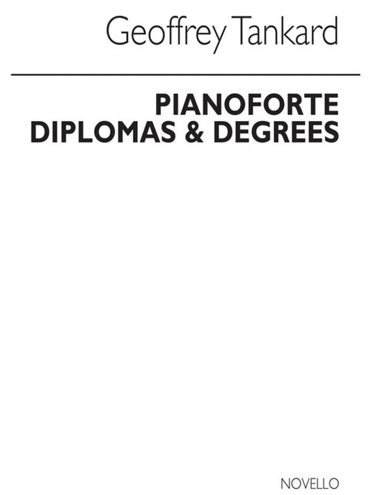 TANKARD PIANO DIPLOMAS/DEGREES(ARC)