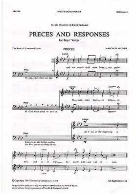 ARCHER PRECES & RESPONSES SSA