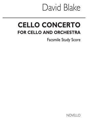 BLAKE CELLO CONCERTO STUDY SCORE