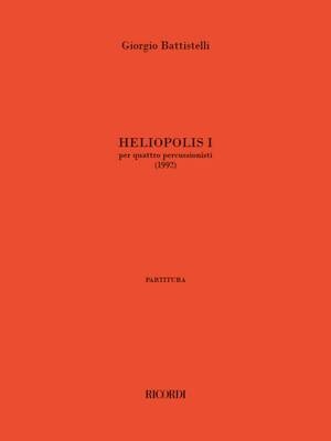 BATTISTELLI - HELIOPOLIS I FOR PERCUSSION QUARTET SC/PTS