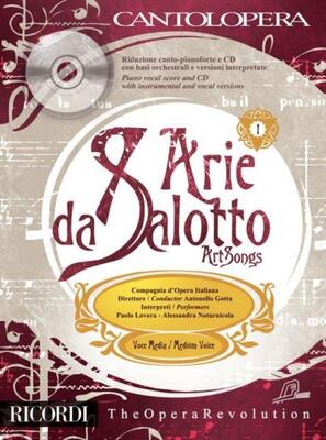 ARIE DA SALOTTO MED VOL 1 CANTOLOPERA BK/CD