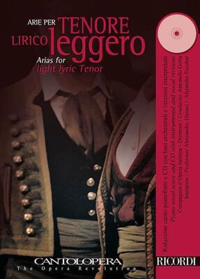 ARIAS FOR LIGHT LYRIC TENOR BK/CD