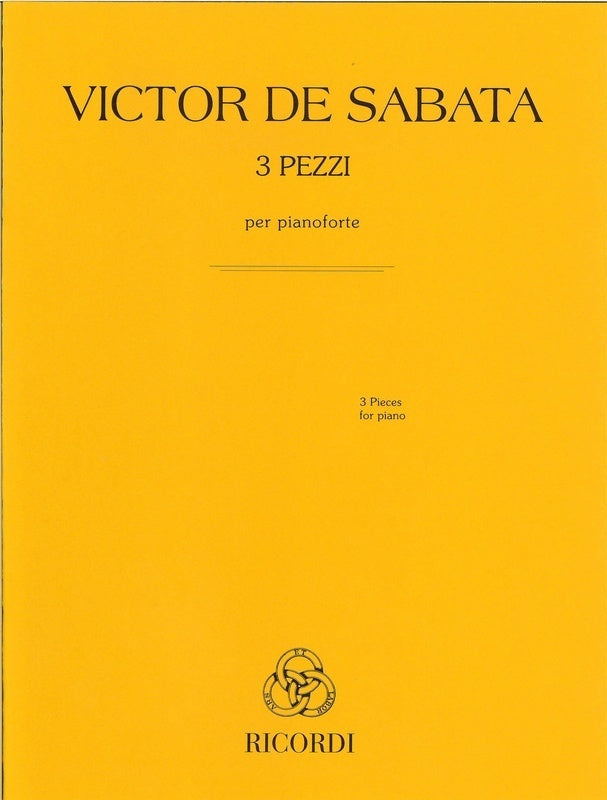 SABATA - 3 PIECES FOR PIANO