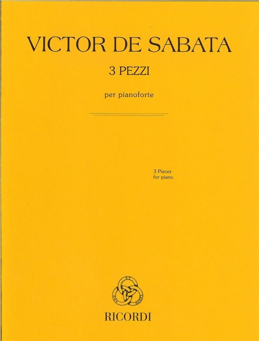 SABATA - 3 PIECES FOR PIANO