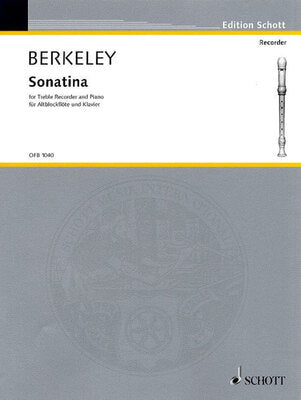 BERKELEY - SONATINA FLUTE OR TREBLE RECORDER/PIANO