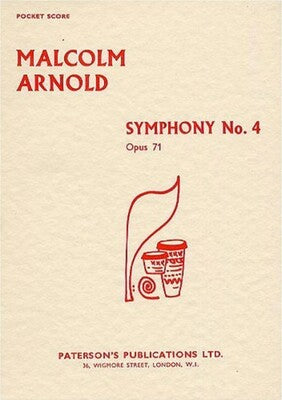 ARNOLD SYMPHONY NO4 OP71 STUDY SCORE