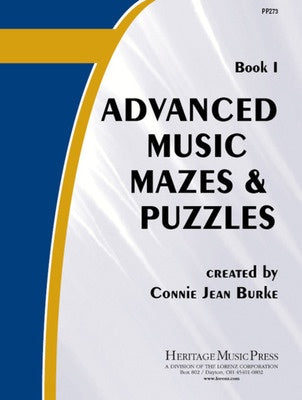 ADVANCED MUSIC MAZES AND PUZZLES BK 1