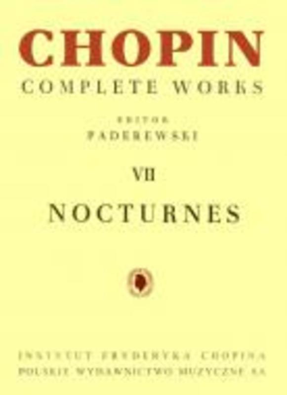 CHOPIN - NOCTURNES CW VII ED PADEREWSKI