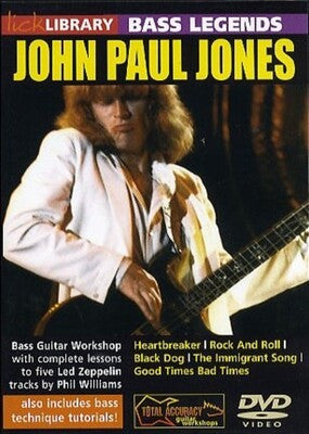 BASS LEGENDS JOHN PAUL JONES DVD