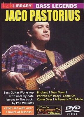 BASS LEGENDS JACO PASTORIUS DVD