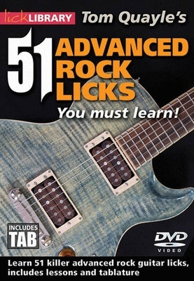 51 ADVANCE ROCK LICKS YOU MUST LEARN
