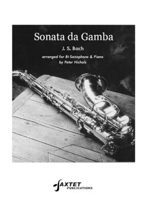 BACH - SONATA DA GAMBA TENOR SAX/PIANO