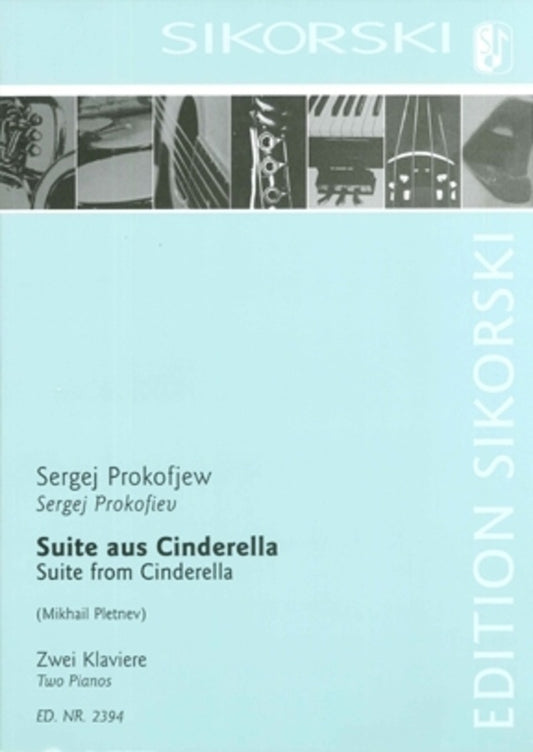 PROKOFIEFF - SUITE FROM CINDERELLA 2 PIANOS 4 HANDS 2P4H