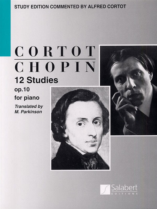 CHOPIN - 12 STUDIES OP 10 PIANO ED CORTOT ENGLISH TEXT