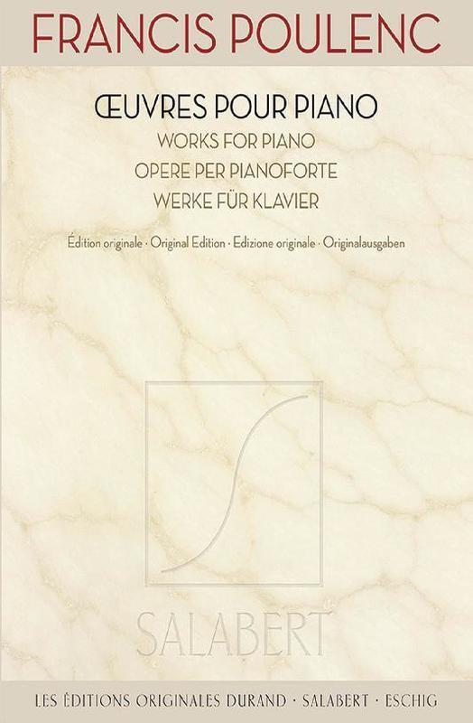 FRANCIS POULENC - WORKS FOR PIANO