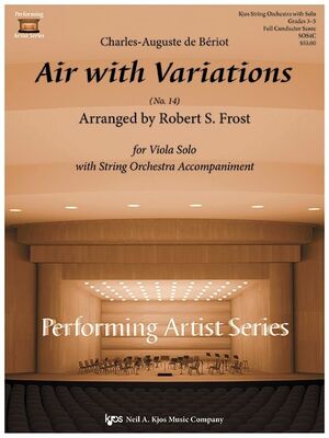 AIR WITH VARIATIONS NO 14 FOR VIOLA/STRNG ORCH SO3 SC/PTS